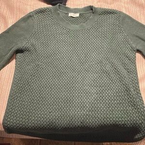 Green Crew Neck Sweater